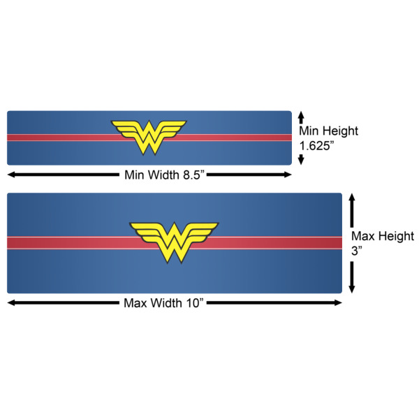 Custom Design - Water Bottle Labels w/ Dimensions