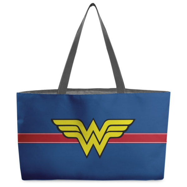 Custom Design Your Own Beach Totes Bag - w/ Black Handles