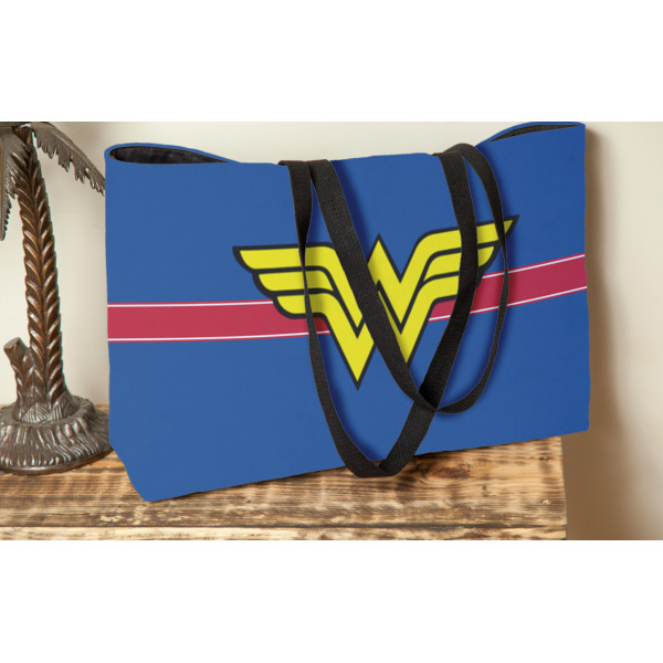 Custom Design - Tote w/Black Handles - Lifestyle View