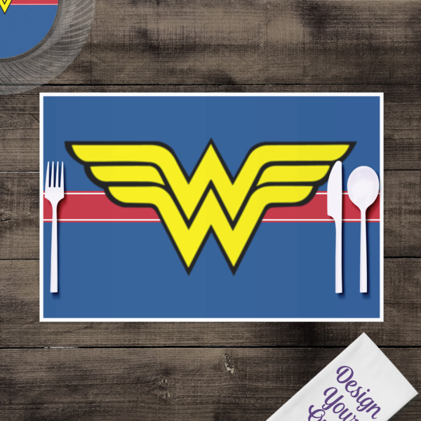 Custom Design - Disposable Paper Placemat - In Context