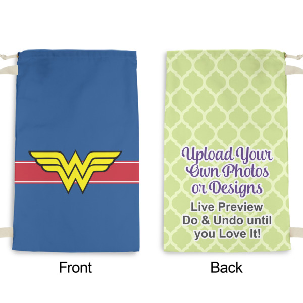 Custom Design - Small Laundry Bag - Front & Back View