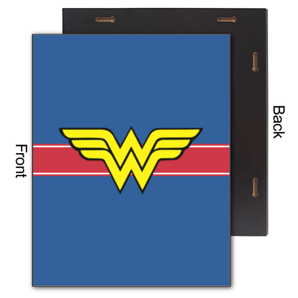 Custom Design - 11x14 Wood Print - Front & Back View