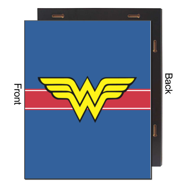 Custom Design - 16x20 Wood Print - Front & Back View