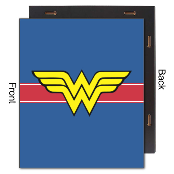 Custom Design - 20x24 Wood Print - Front & Back View