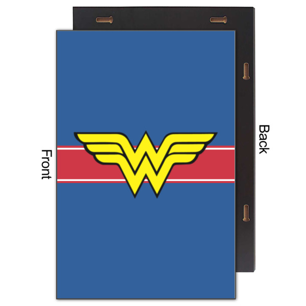 Custom Design - 20x30 Wood Print - Front & Back View