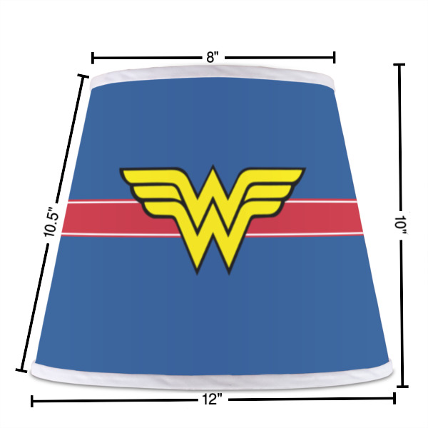 Custom Design - Poly Film Empire Lampshade - Dimensions