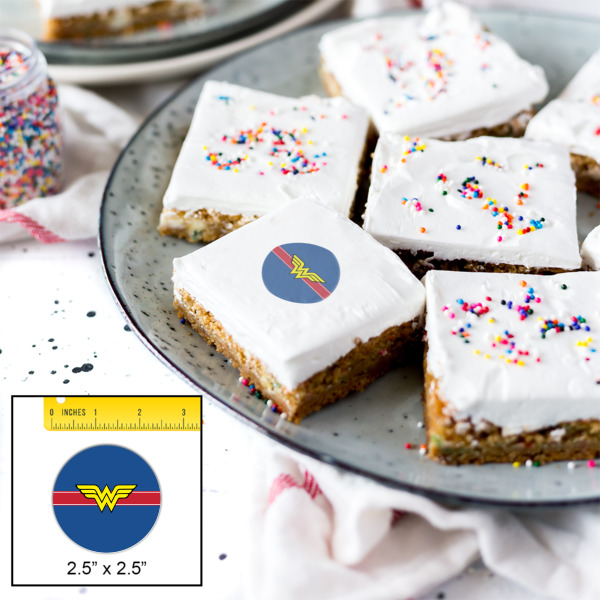 Custom Design - Printed Icing Circle - Medium - In Context