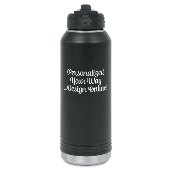Custom Design Your Own Water Bottle - Laser Engraved