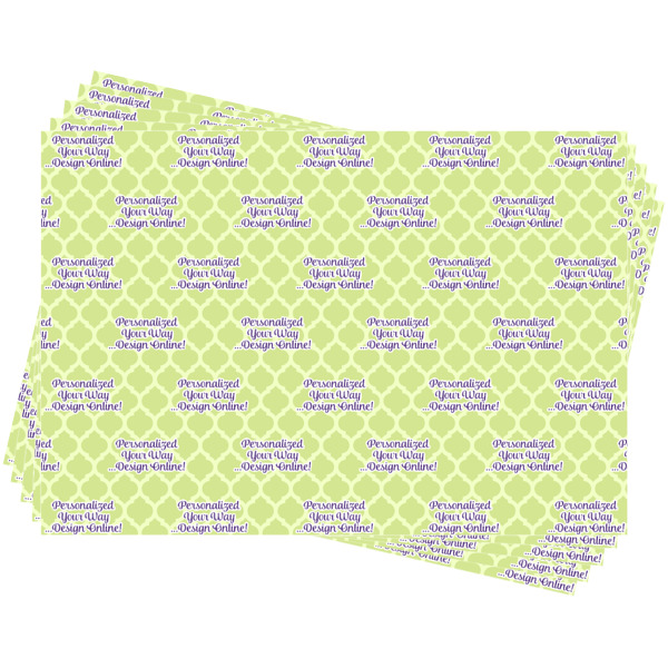 Custom Design - Wrapping Paper - Front & Back - Sheets Stack