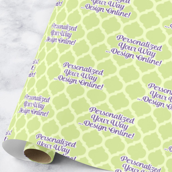 Custom Design Your Own Wrapping Paper Roll - Large - Satin