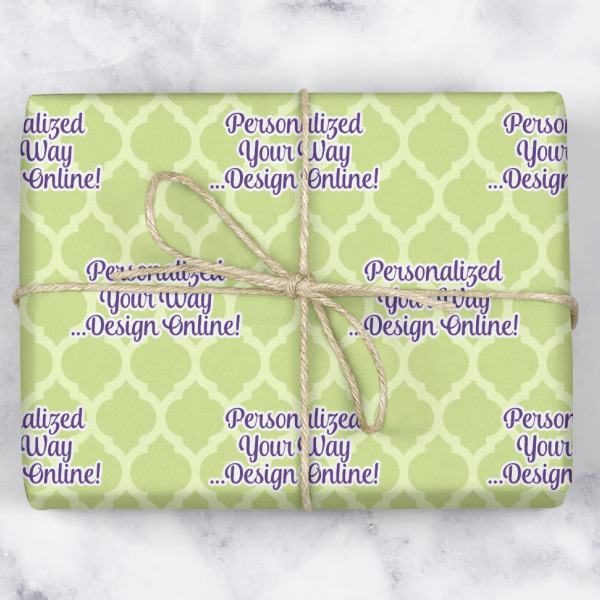 Custom Design - Wrapping Paper Roll - Matte - Wrapped Box