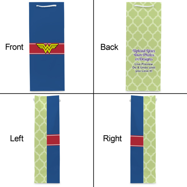 Custom Design - Wine Gift Bag - Gloss - Approval