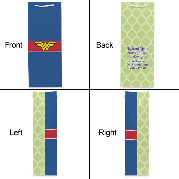 Custom Design - Wine Gift Bag - Matte - Approval