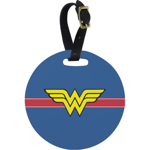 Custom Design Your Own Plastic Luggage Tag - Round