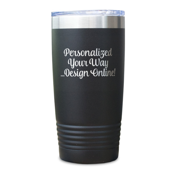 Custom Design - Black Polar Camel Tumbler - 20oz - Single Sided - Approval