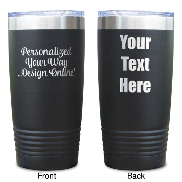 Custom Design - Black Polar Camel Tumbler - 20oz - Double Sided  - Approval