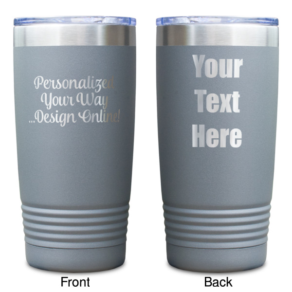 Custom Design - Gray Polar Camel Tumbler - 20oz - Double Sided - Approval