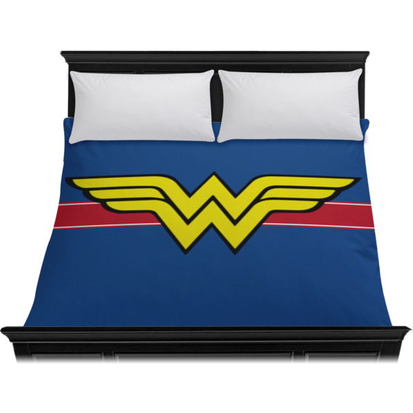 Custom Design - Duvet Cover - King - On Bed - No Prop