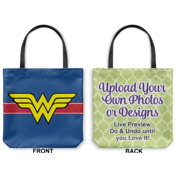 Custom Design - Canvas Tote - Front and Back
