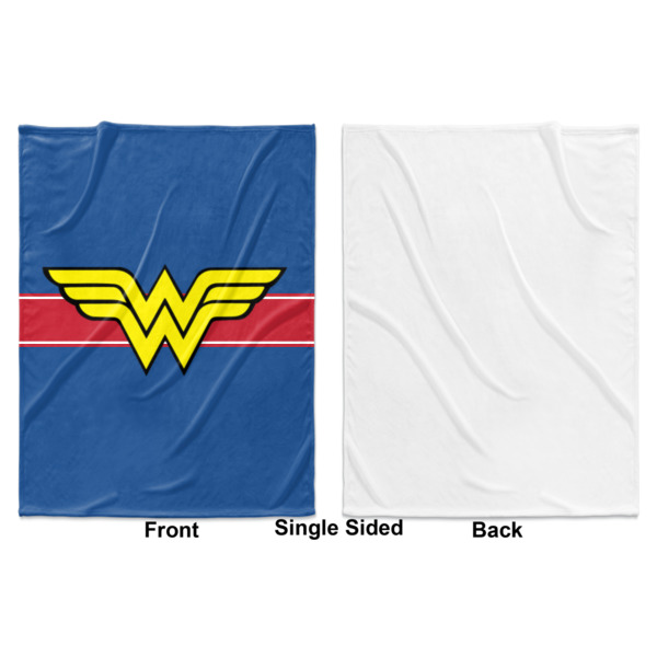 Custom Design - Baby Blanket (Single Sided - Printed Front, White Back)