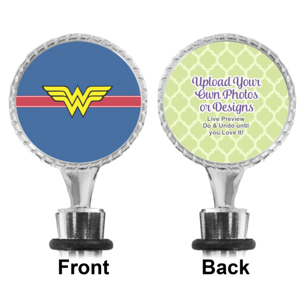 Custom Design - Bottle Stopper - Front and Back