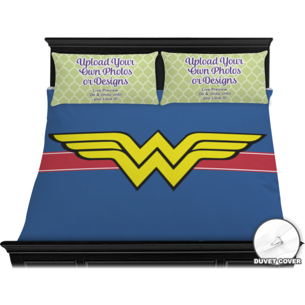 Custom Design - Bedding Set - King - Duvet - On Bed