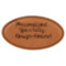 Design Your Own Leatherette Oval Name Badge with Magnet