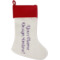 Design Your Own Red Linen Stocking
