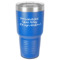 Design Your Own 30 oz Stainless Steel Tumbler - Royal Blue - Single-Sided