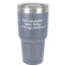 Design Your Own 30 oz Stainless Steel Tumbler - Grey - Single-Sided