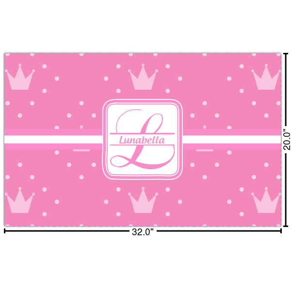 Custom Leopard Print Indoor / Outdoor Rug - Custom Size w/ Name and Initial