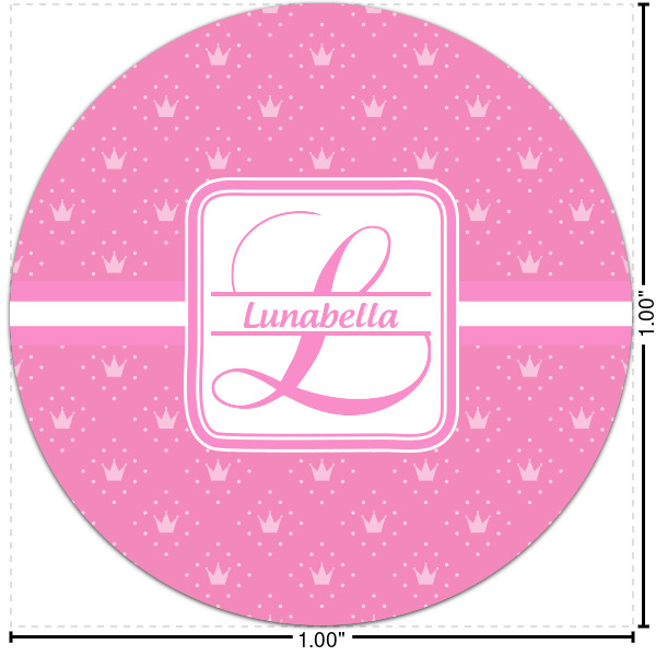 Custom Leopard Print Multipurpose Round Labels - 1" (Personalized)