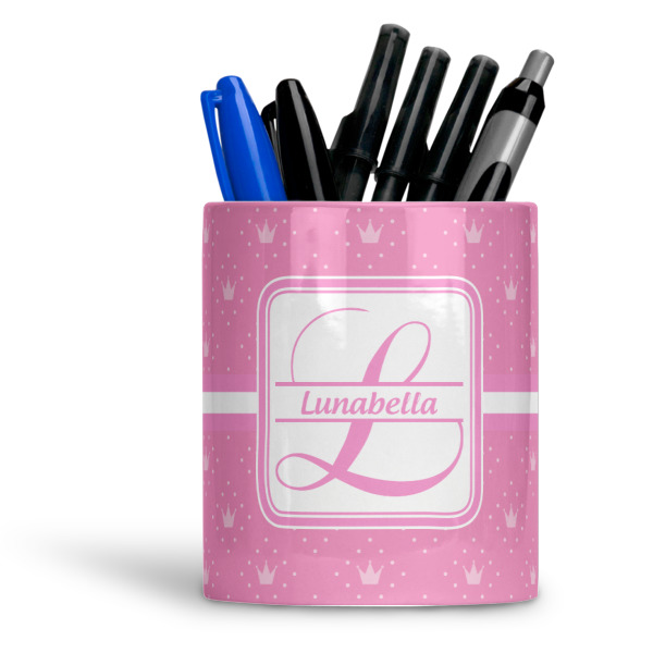 Custom Leopard Print Ceramic Pen Holder