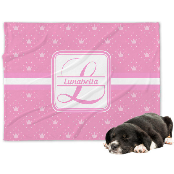 Custom Leopard Print Dog Blanket (Personalized)