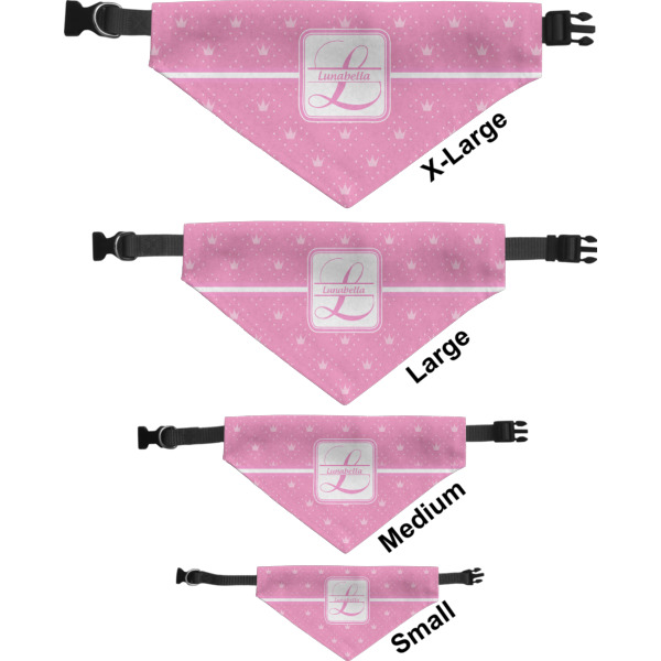 Custom Design - Pet Bandana Sizes