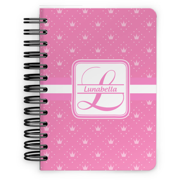 Custom Leopard Print Spiral Notebook - 5x7 w/ Name and Initial