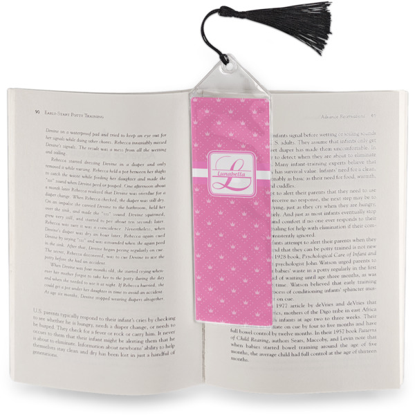 Custom Design - Bookmark w/ Tassel - In Book