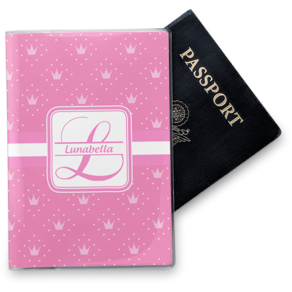 Custom Leopard Print Vinyl Passport Holder (Personalized)