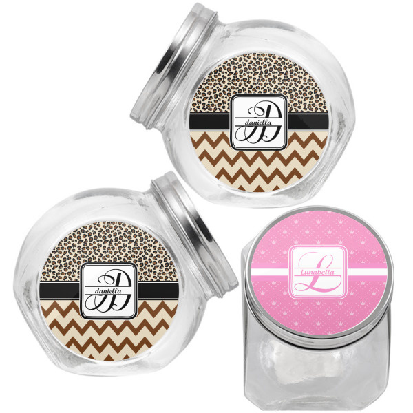 Custom Design - Puppy Treat Jar - Top Left Right