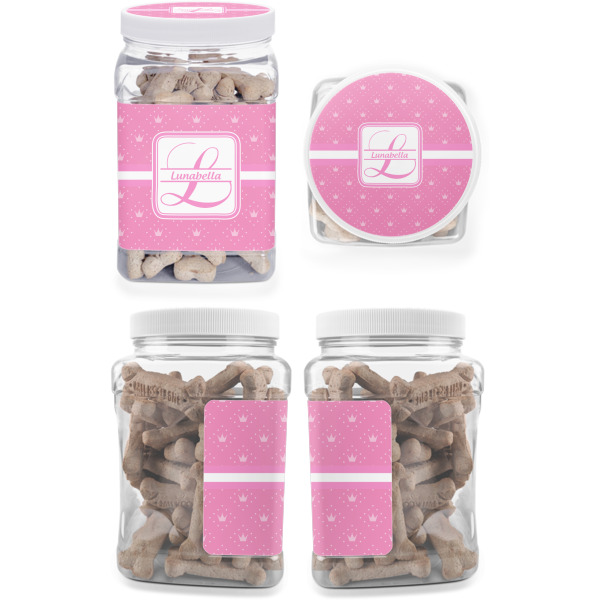 Custom Design - Pet Treat Jar - Multiple Angles