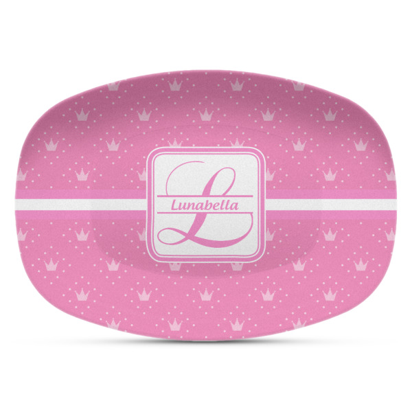 Custom Leopard Print Plastic Platter - Microwave & Oven Safe Composite Polymer (Personalized)