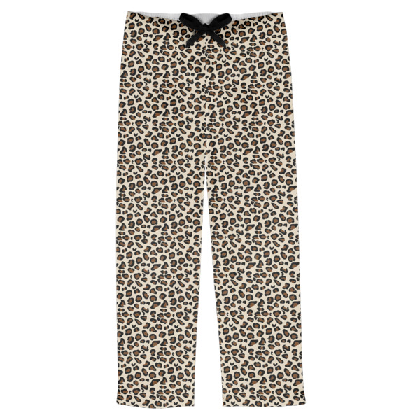 Custom Leopard Print Mens Pajama Pants