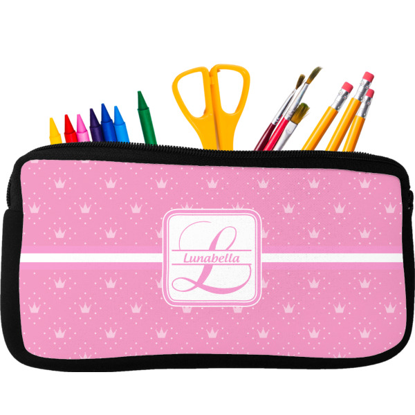 Custom Leopard Print Neoprene Pencil Case (Personalized)