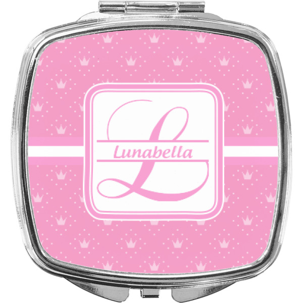 Custom Leopard Print Compact Makeup Mirror (Personalized)