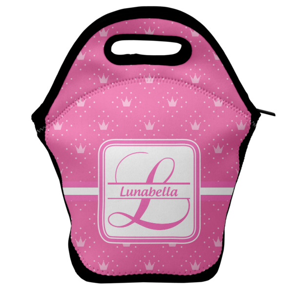 Custom Leopard Print Lunch Bag w/ Name and Initial