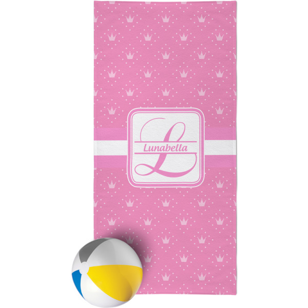 Custom Leopard Print Beach Towel (Personalized)