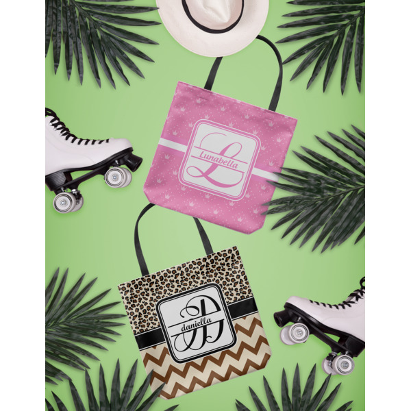 Custom Design - Canvas Tote Lifestyle Front and Back