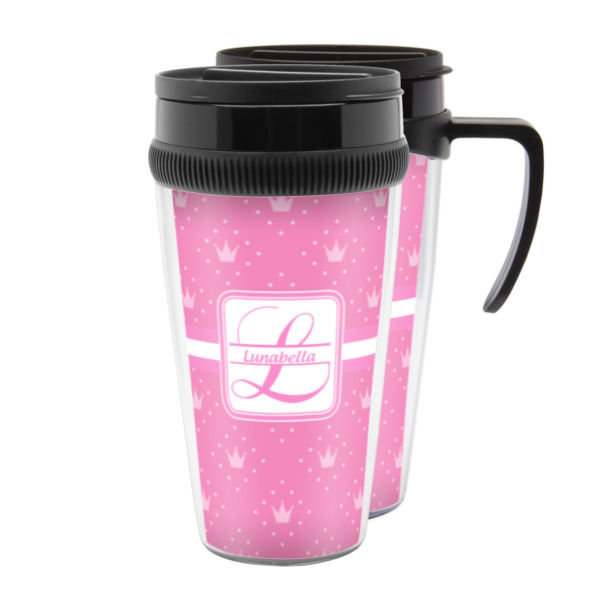 Custom Leopard Print Acrylic Travel Mug (Personalized)