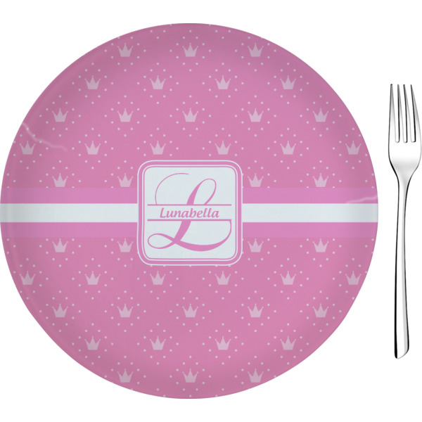 Custom Leopard Print 8" Glass Appetizer / Dessert Plates - Single or Set (Personalized)