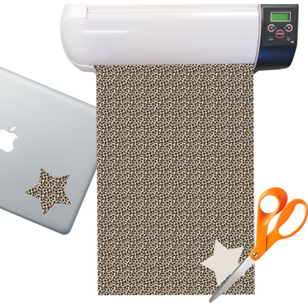 Custom Leopard Print Sticker Vinyl Sheet (Permanent)
